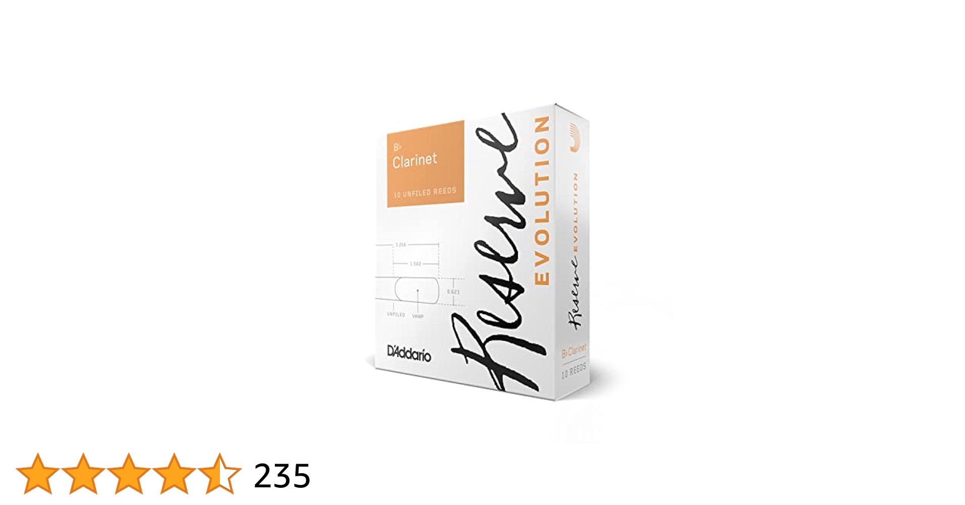 Bbクラリネット用 リード ダダリオ RESERVE EVOLUTION 3箱 Amazon.co.jp: D'Addario WoodWinds ダダリオ リード Bb